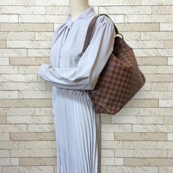 LOUIS VUITTON Shoulder Bag N41459 Damier canvas Damier Delight full PM used - Picture 2 of 12